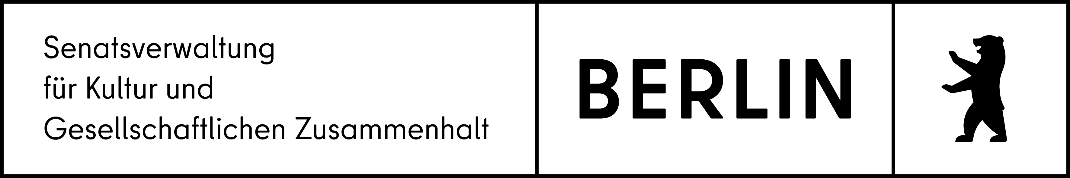 Senatsverwaltung f&uuml;r Kultur und Gesellschaftlichen Zusammenhalt Berlin